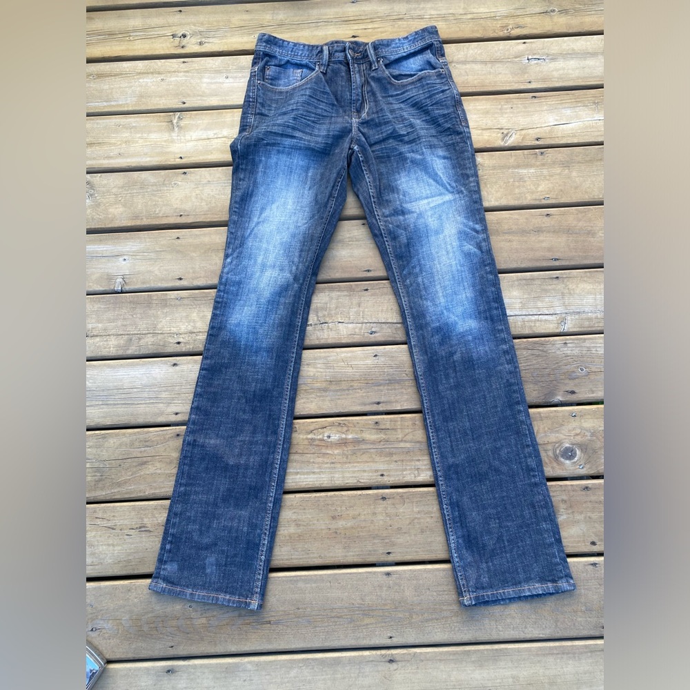 Buffalo David Bitton Mens Driven Basic Straight Leg Jeans 34”x38”